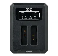 JJC Dual Battery Charger for Canon NB-13L with USB port and dual slots for simultaneous chargingJJC Dual Battery Charger for Canon NB-13L with USB port and dual slots for simultaneous charging