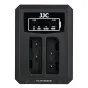 JJC DCH-NP95 USB Dual Battery Charger - компактное зарядное устройство с умными индикаторами и двумя слотами для батарей для Fujifilm NP-95 и Ricoh DB-90