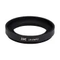 JJC EW-52 Canon lens hood for Canon RF 35mm F/1.8 Macro STM lenses - black circular hood with anti-glare features and ribbed edge