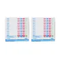 22-piece JJC CL-C22 Micro Fiber Cloth set with red, blue, and green cloths in vacuum-sealed packaging