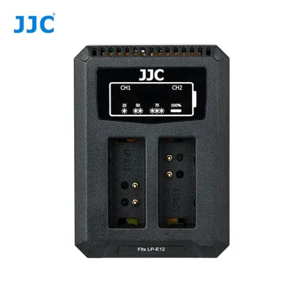 JJC Canon DCH-LPE12 USB Dual BatteryCharger (for Canon LP-E12) DCH LPE12
