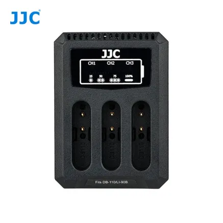 JJC Canon DCH-DB110 USB Dual BatteryCharger (for Ricoh DB-110/ Olympus) DCH DB110