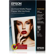 Photo paper for printing - Epson Archival Matte Paper A4 (210 x 297 mm) 189 g/m 50 sheet(s) - quick order from manufacturerPhoto paper for printing - Epson Archival Matte Paper A4 (210 x 297 mm) 189 g/m 50 sheet(s) - quick order from manufacturer