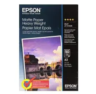 Epson | Matte | Paper | A3 (297 x 420 mm) | 167 g/m² | 50 sheet(s)Epson | Matte | Paper | A3 (297 x 420 mm) | 167 g/m² | 50 sheet(s)