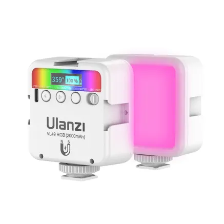 Lampa LED Ulanzi VL49 - RGB, WB (2500 K - 9000 K), biaa