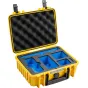 Cietie Koferi - BW OUTDOOR CASES TYPE 1000 FOR INSTA360 X4, YELLOW 110245 - ātri pasūtīt no ražotāja