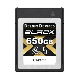 Vairs neražo - DELKIN CFEXPRESS BLACK R3530/W3250 (4.0) 650GB DCFX4B650