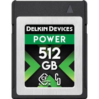 Memory Cards - DELKIN CFEXPRESS POWER R3650/W3240/SW820 (4.0) 512GB DCFX4P512 - quick order from manufacturer