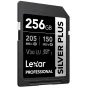 Memory Cards - LEXAR SDXC PROFESSIONAL SILVER PLUS UHS-I/U3/A2/4K R205/W150 (V30) 256GB LSDSIPL - quick order from manufacturer Best choise selected by experts