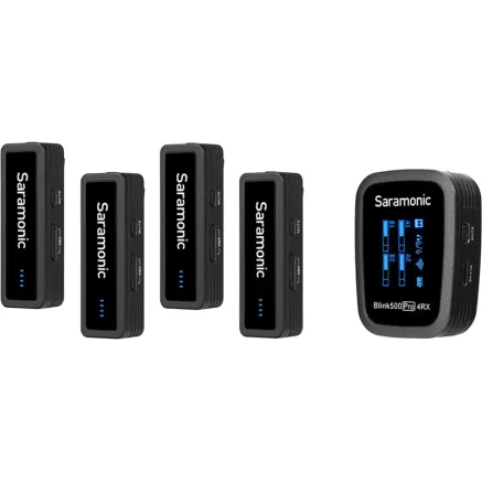 SARAMONIC BLINK 500 PROX B8 2.4GHZ 4-CH WIRELESS MICROPHONE SYSTEM WITH CASE