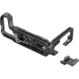 SmallRig 4523 L-образная монтажная пластина для Nikon Z 6III с трехточечной системой фиксации, винтом 1/4"-20, холодным башмаком и Arca-Swiss быстрой крепежной пластиной.