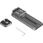 SmallRig 4638 HawkLock H38 Manfrotto Quick Release Plate for DJI stabilizers featuring an anti-slip design and tool-free mounting system.