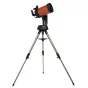 Телескоп Celestron NexStar 6 SE с оранжевой трубкой и регулируемым штативом для наблюдения за звёздами