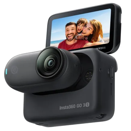 Insta360 GO 3S Standard Edition в полуночном черном цвете 128 ГБ