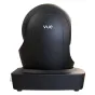 RGBlink VUE PTZ камера сзади, черный корпус, белый vue логотип, зеленый индикатор, на подставке, 12x оптический зум PTZ