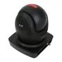 RGBlink VUE PTZ камера с 12-кратным оптическим зумом, черным шаровым корпусом, красным индикатором tally LED, логотипом 'vue', смонтированная на квадратной базе, боковой вид с BNC разъемом