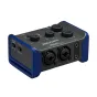 Zoom AMS-24 Audio Interface с 2 входами и 4 выходами, USB-C питанием и двумя XLR/TRS входами для профессиональной записи и стриминга звука.