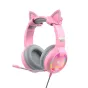 Больше не производится - Gaming headphones Havit GAMENOTE H2233d RGB (pink) H2233d-pink