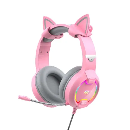 Gaming headphones Havit GAMENOTE H2233d RGB (pink) H2233d-pink