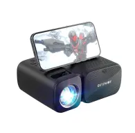 Projectors & screens - BlitzWolf BW-V3 Mini LED beamer / projector, Wi-Fi + Bluetooth (black) BW-V3 Mini - quick order from manufacturerProjectors & screens - BlitzWolf BW-V3 Mini LED beamer / projector, Wi-Fi + Bluetooth (black) BW-V3 Mini - quick order from manufacturer