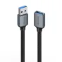 Kabeļi - Cable USB-A 3.0 A Male to Female Vention CBLHI 3m black CBLHI - ātri pasūtīt no ražotāja