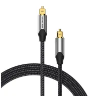 Аудио кабели, адаптеры - Cable Audio Optical Toslink Vention BAVHI 3m Gray BAVHI - быстрый заказ от производителяАудио кабели, адаптеры - Cable Audio Optical Toslink Vention BAVHI 3m Gray BAVHI - быстрый заказ от производителя