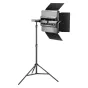 Discontinued - Kit Neewer RGB1200 LED two lamps 60W 2500-8500K + tripods + barndoors B0BYMT6NQG