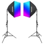 Softboxes - Kit Neewer NK800 two softboxes + bulbs RGB 24W 2700-6500K + tripods + barndoors B0CF55TW5J - quick order from manufacturer