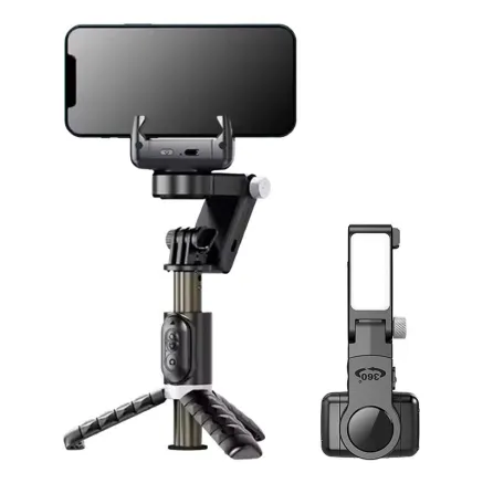 Gimbal/stand with light APEXEL Q18 (black) Q18