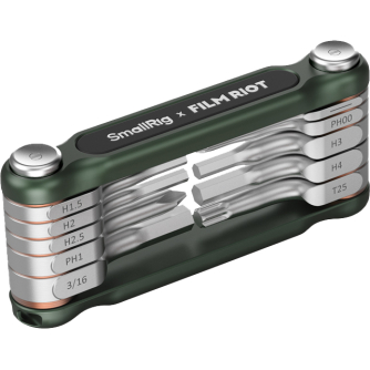 Installation & Maintenance Tools - SMALLRIG 4814 X FILM RIOT 10-IN-1 FOLDING WRENCH SET WITH MULTIPLE ANGLE POSITIONING GREEN 4814 - quick order from manufacturer