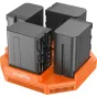 Baterijas, akumulatori un lādētāji - SMALLRIG 4837 NP-F 4-CHANNEL CAMERA BATTERY CHARGER 4837 - быстрый заказ от производителя