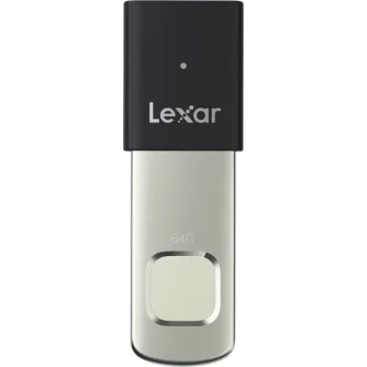 USB Flash Drives - LEXAR JUMPDRIVE FINGERPRINT F35PRO USB 3.2 GEN1, UP TO R300/W60, 64GB LJDF35P064G-RNBNG - quick order from manufacturer