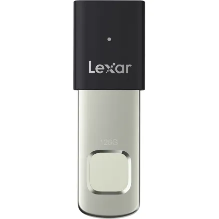 LEXAR JUMPDRIVE FINGERPRINT F35PRO USB 3.2 GEN1, UP TO R300/W350, 128GB LJDF35P128G-RNBNG