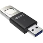 Zibatmiņas - LEXAR JUMPDRIVE FINGERPRINT F35PRO USB 3.2 GEN1, UP TO R300/W350, 128GB LJDF35P128G-RNBNG - быстрый заказ от произв