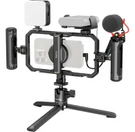 Рамки для камеры CAGE - SmallRig 4704 All in One Video Kit For Smartphone Creators with Audio and Lighting System Full Quick Pro Edition - быстрый заказ от производителяРамки для камеры CAGE - SmallRig 4704 All in One Video Kit For Smartphone Creators with Audio and Lighting System Full Quick Pro Edition - быстрый заказ от производителя