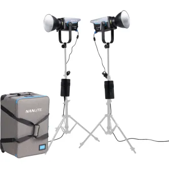 Monolight Style - NANLITE FC-300B 2-LIGHT TROLLEY CASE KIT 02-007 2KIT-ST - quick order from manufacturer