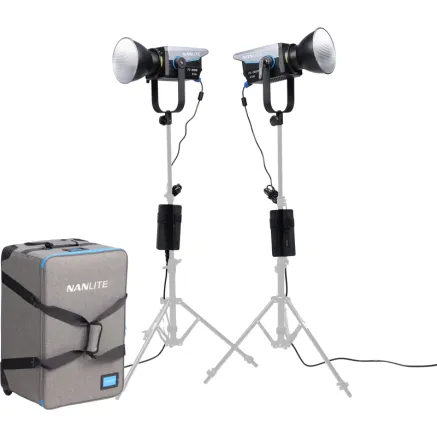 NANLITE FC-300B 2-LIGHT TROLLEY CASE KIT 02-007 2KIT-ST