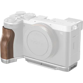 Rokturi HANDLE - SMALLRIG 4796 L-SHAPE MOUNT PLATE WITH WOODEN HANDLE FOR SONY ALPHA 7C II / ALPHA 7CR 4796 - ātri pasūtīt no ražotāja
