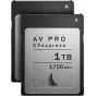 Atmiņas kartes - ANGELBIRD CFEXPRESS AV PRO (MATCH PACK NIKON D6) (R1700) 1TB 2 PACK MP-D6-1TBC - быстрый заказ от производител