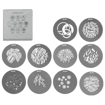 Piederumi zibspuldzēm - NANLUX NL MOUNT PROJECTION ATTACHMENT GOBO SET2 AS-GB-A-SET2 - ātri pasūtīt no ražotāja