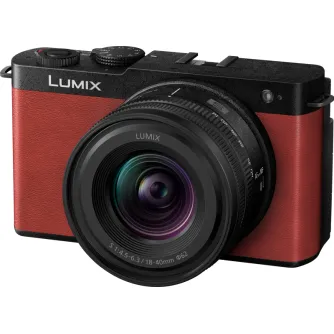 Bezspoguļa kameras - PANASONIC LUMIX S9 CRIMSON RED 18-40MM F/4.5-6.3 DC-S9NE-R - ātri pasūtīt no ražotāja