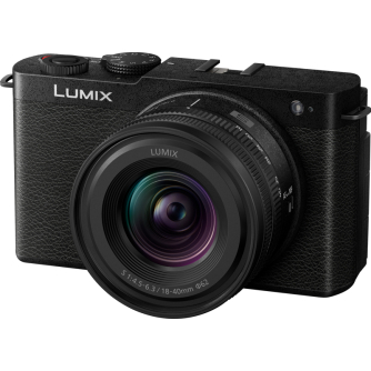 Bezspoguļa kameras - PANASONIC LUMIX S9 JET BLACK 18-40MM F/4.5-6.3 DC-S9NE-K - быстрый заказ от производителя