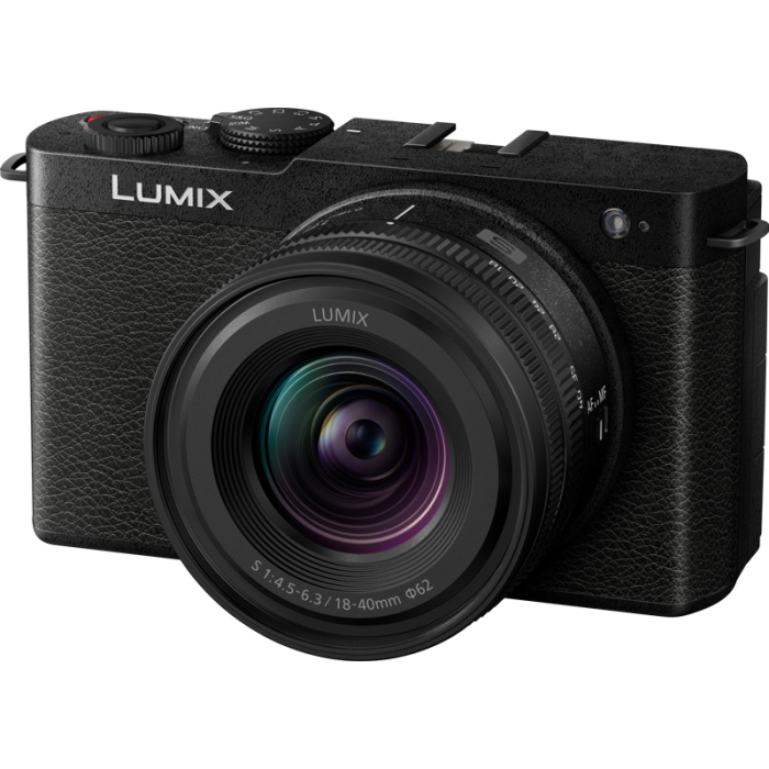 Bezspoguļa kameras - PANASONIC LUMIX S9 JET BLACK 18-40MM F/4.5-6.3 DC-S9NE-K - быстрый заказ от производителя
