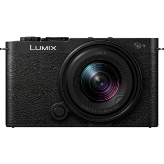 Bezspoguļa kameras - PANASONIC LUMIX S9 JET BLACK 18-40MM F/4.5-6.3 DC-S9NE-K - быстрый заказ от производителя