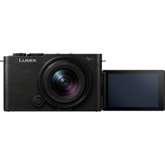 Bezspoguļa kameras - PANASONIC LUMIX S9 JET BLACK 18-40MM F/4.5-6.3 DC-S9NE-K - быстрый заказ от производителя
