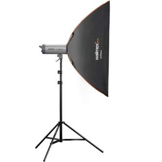 Softboxes - walimex pro Softbox PLUS OL 80x120cm + Uni Adapter - quick order from manufacturer