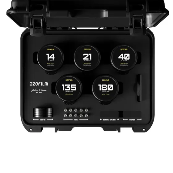 DZOFILM Arles 5-Lens Kit for PL (14/21/40/135/180mm)