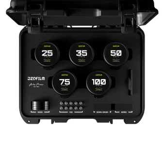 CINEMA objektīvi - DZOFILM Arles 5-Lens Kit for PL (25/35/50/75/100mm T1.4) - ātri pasūtīt no ražotāja