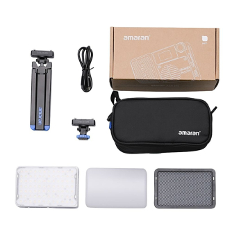 Mini LED šviesos šaltinis - Amaran Ace 25x Bi-Color LED Light Kit Silver - быстрый заказ от производителя