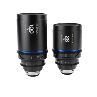 CINEMA Video Lenses - Laowa Proteus 2X Anamorphic 2-Lens Bundle Set C (28mm, 100mm) - Blue (Meters) Arri PL (Default) + EF - quick order from manufacturer